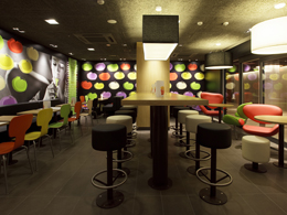 マクドナルド新世代デザイン店舗