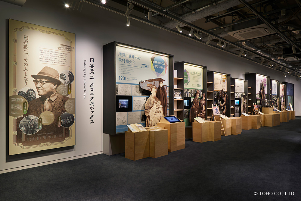 『クロニクルボックス』では「Chronicle Journal」という架空の雑誌の編集手記という見立てによって円谷監督の生涯を紹介