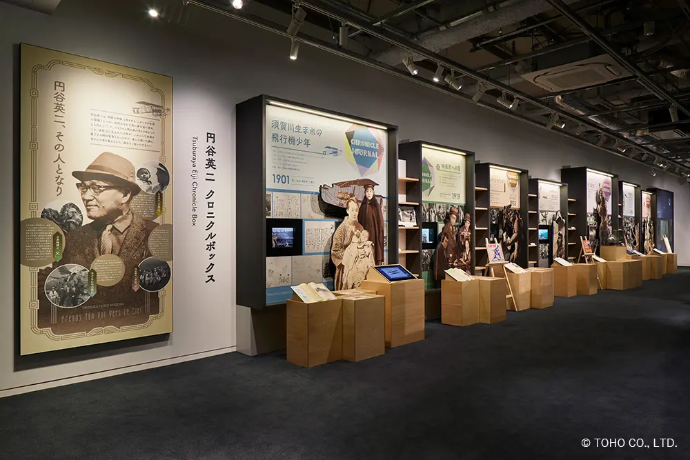 『クロニクルボックス』では「Chronicle Journal」という架空の雑誌の編集手記という見立てによって円谷監督の生涯を紹介