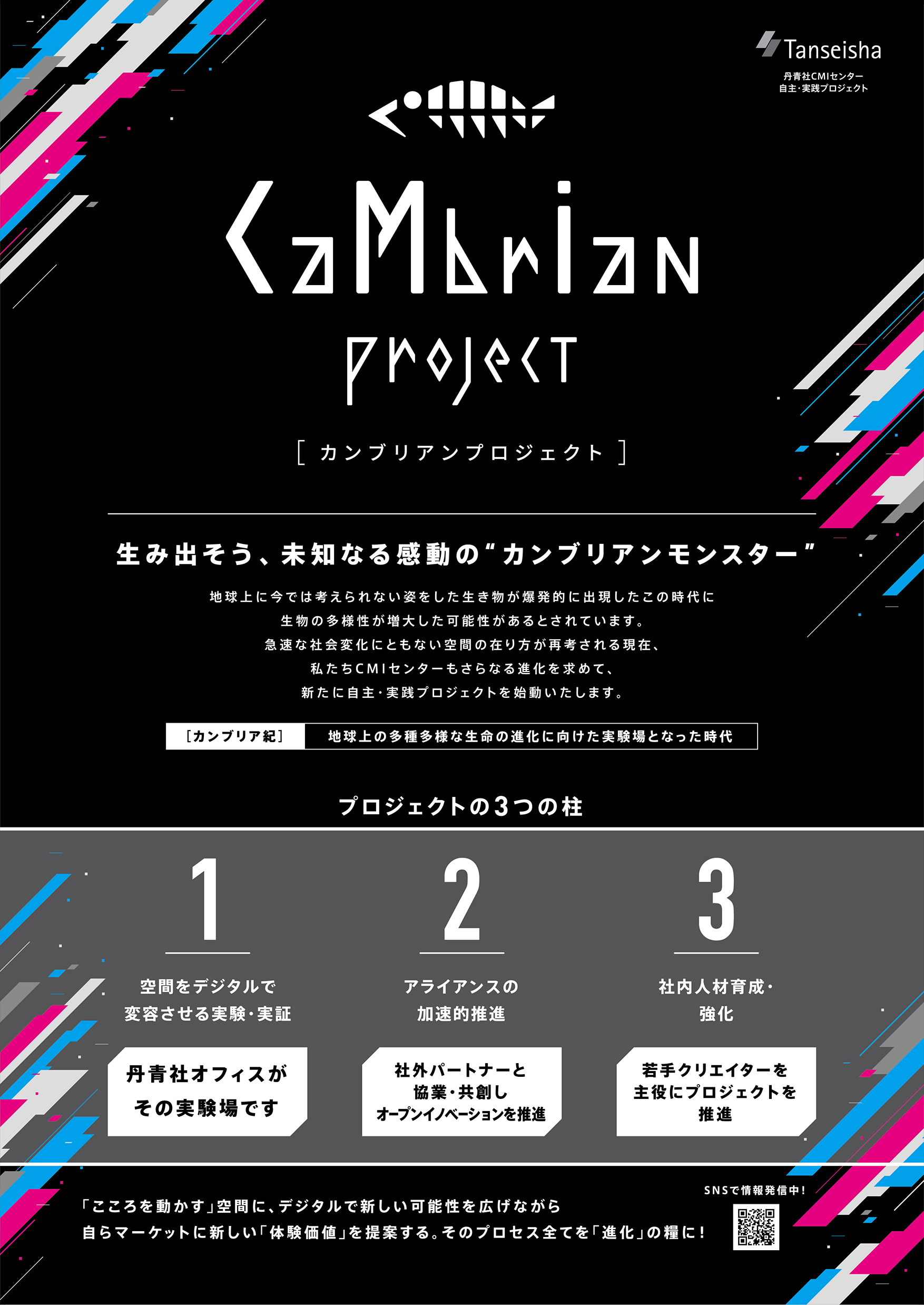 「CaMbrIan project（カンブリアンプロジェクト）」ポスター