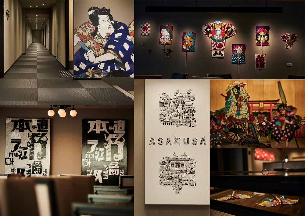 The venue is made up of authentic furniture still in use, with a theme of "cinema and kabuki," ranging from Edo townspeople's culture to modern popular culture.
