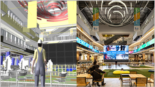 大型商業施設のBIM化で見えた建築計画と空間デザインの融合