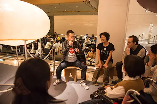 会場:ミュージアム・オブ・トゥギャザー展(主催 日本財団) /写真提供:NPO法人エイブル・アート・ジャパン/撮影:三浦晴子