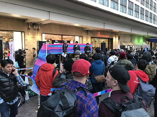 「In front of Hachikomae Square