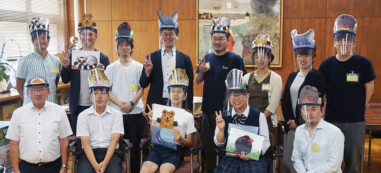 2020年6月29日 京都府立聾学校舞鶴分校への寄贈の様子