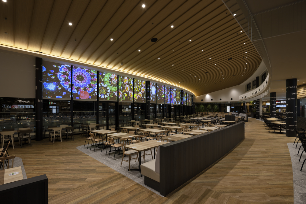 2nd floor Food Hall: Video Production on the sash. A collaborative Video by 10 artists with the theme of fireworks will be shown.