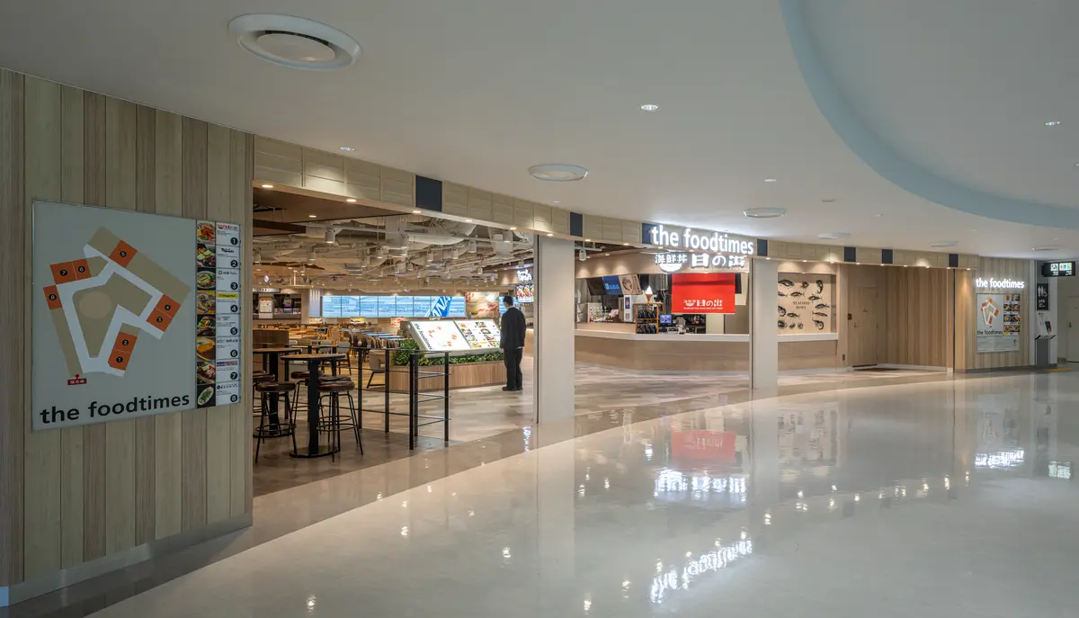 福岡空港国内線 旅客ターミナルビル 3階 「the foodtimes」