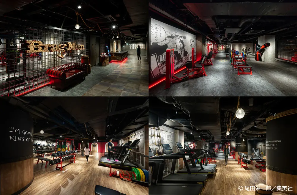 The zoning and interior design, which evokes back alleys, hideouts, and the deck of a pirate ship, maximizes the motivation of users.