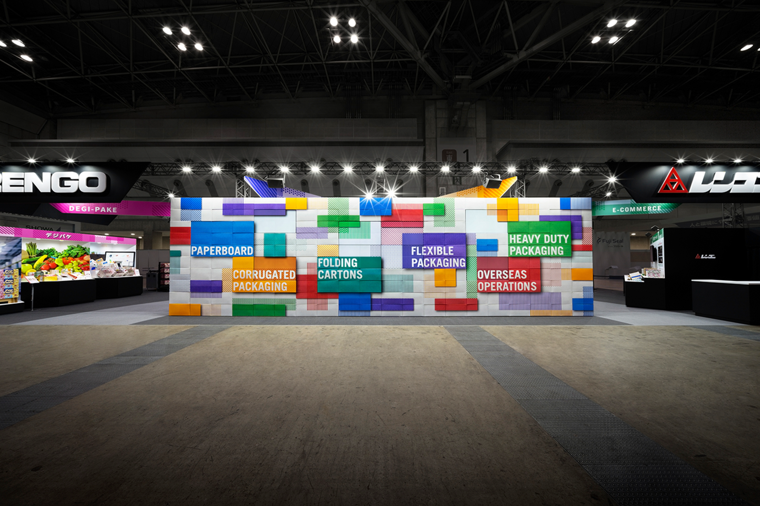 The fusion of design and Video creates an impactful and appealing façade