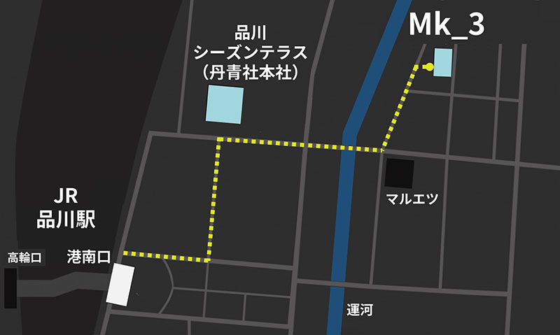 Mk_3へのアクセスマップ