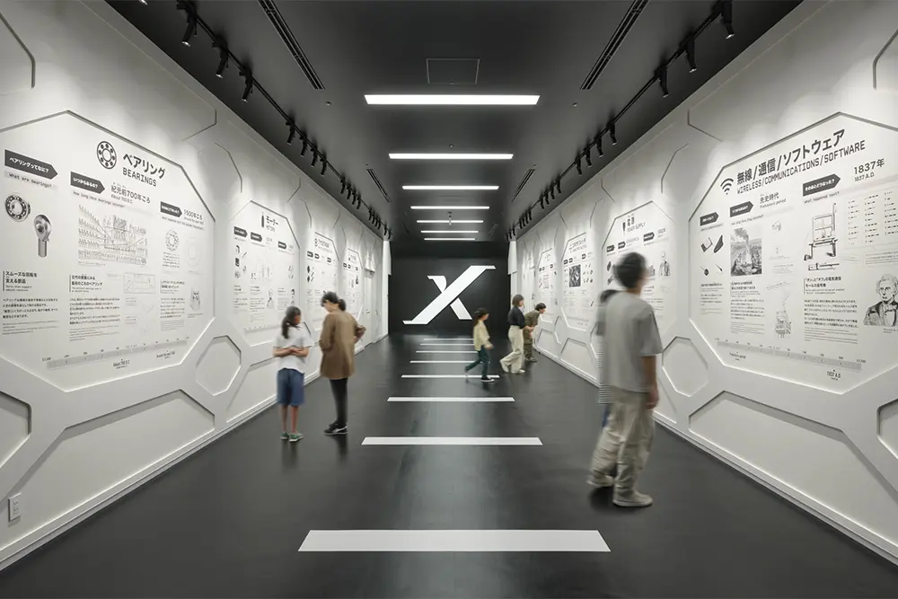 Crosscolido:解释和展示Minebea Amitsumi八个核心项目的起源和历史的区域